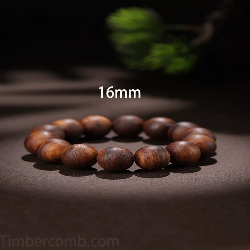 沈香木ブレスレット 天然木 カジュアル 腕輪ブレスレット メンズレディース 木製ブレスレット 高級感
