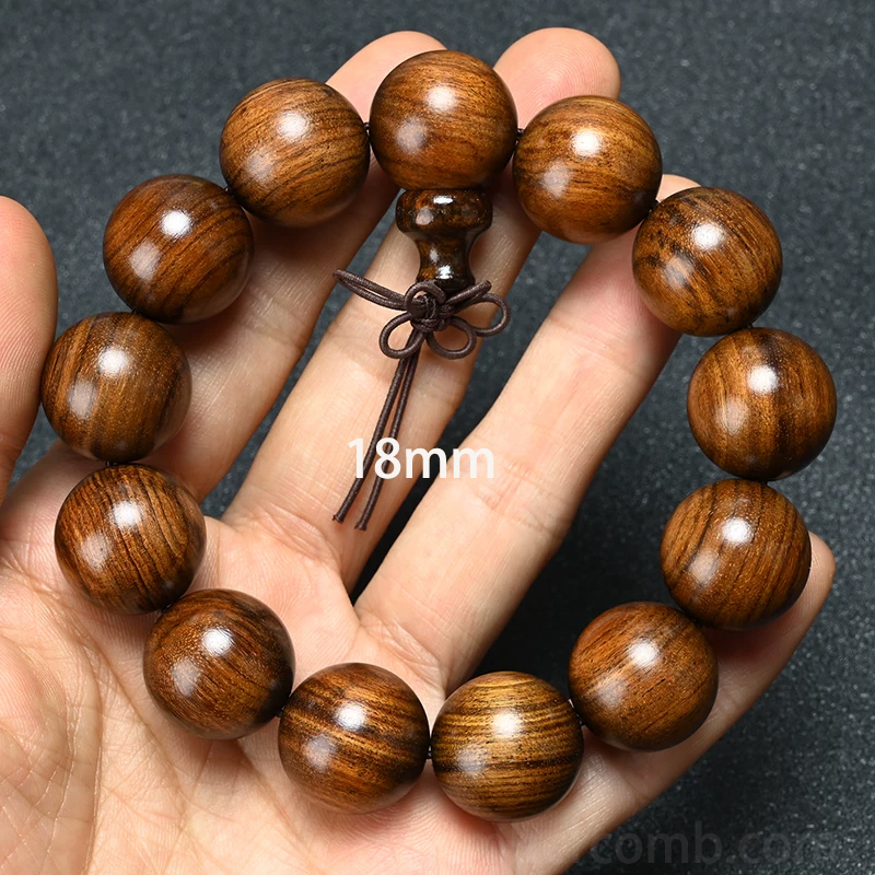 花梨木 ブレスレット 天然木 お守り メンズ 無垢 虎斑 大きい 腕輪ブレスレットメンズ 高品質