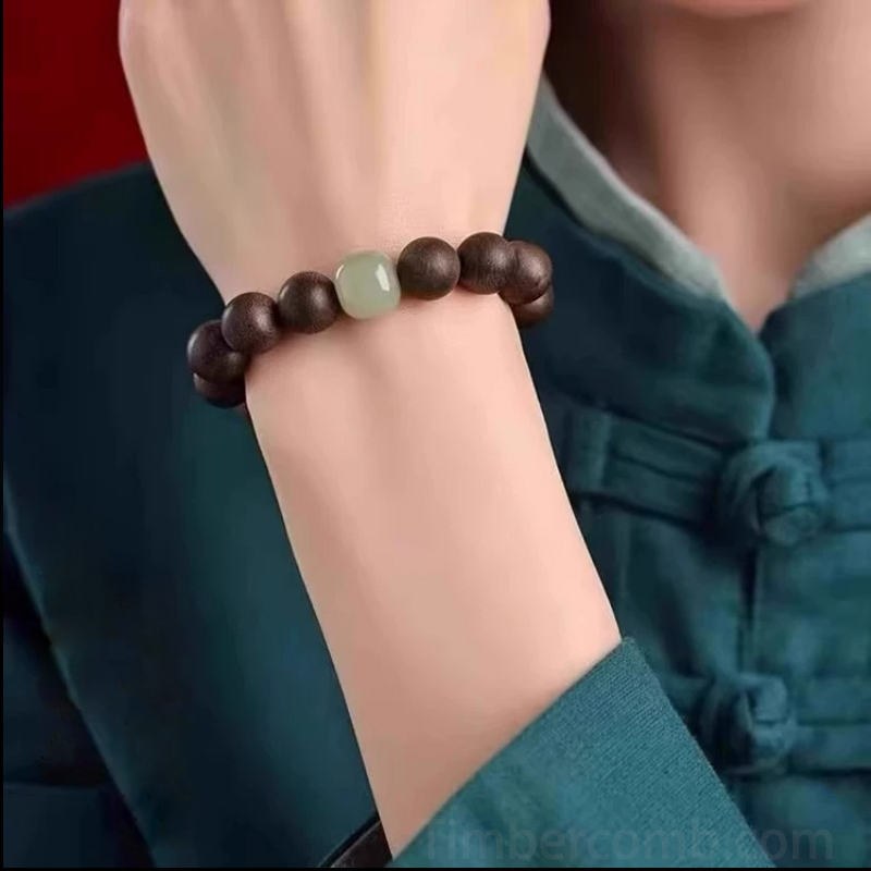 沈香ブレスレット 天然石 ビーズサイズ 10mm レディース おしゃれ数珠ブレスレット プレゼント