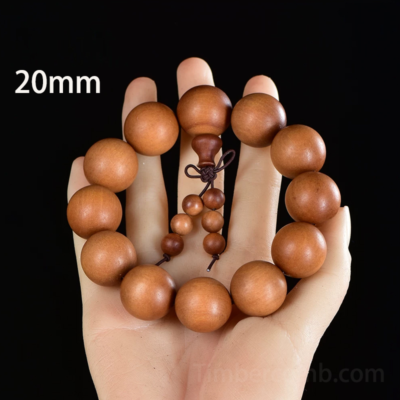 檀木ブレスレット お守りカジュアル 腕輪ブレスレット メンズレディース 天然木数珠ブレスレット