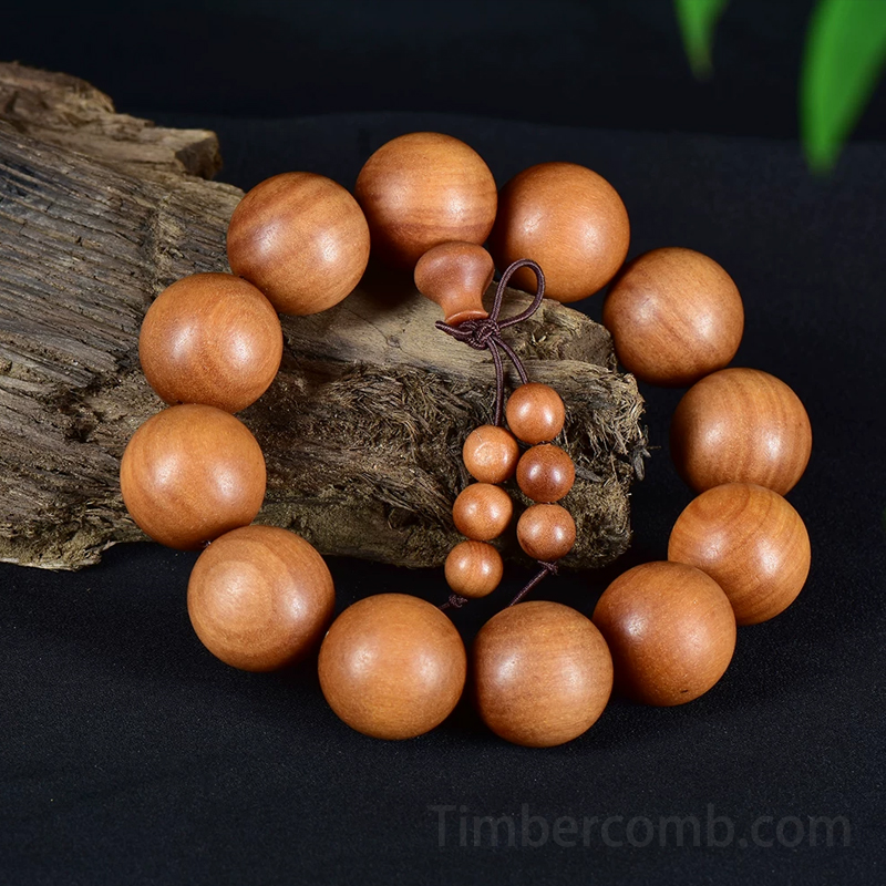 檀木ブレスレット お守りカジュアル 腕輪ブレスレット メンズレディース 天然木数珠ブレスレット