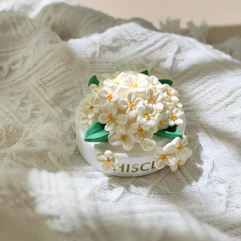 アロマストーン 金木犀 石膏製 アロマディフューザーストーン 置物 車載 インテリア アロマ プレゼント