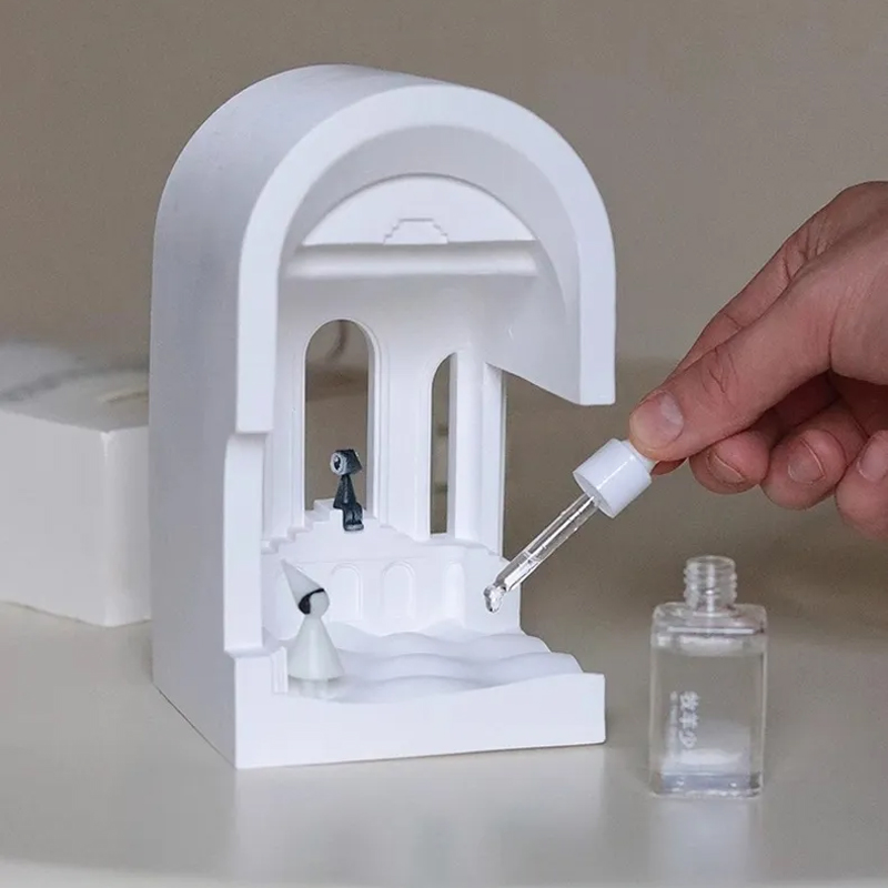 アロマランプ アロマライト アロマストーン 建築模型 石膏 ルームフレグランス 置物 癒し ギフト プレゼント