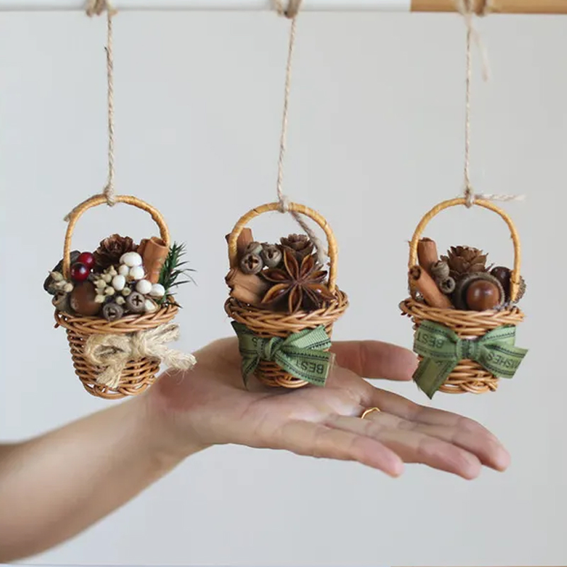 アロマディフューザー 松果 シナモン ドライフラワ 車載アロマ 芳香器 アロマ拡散