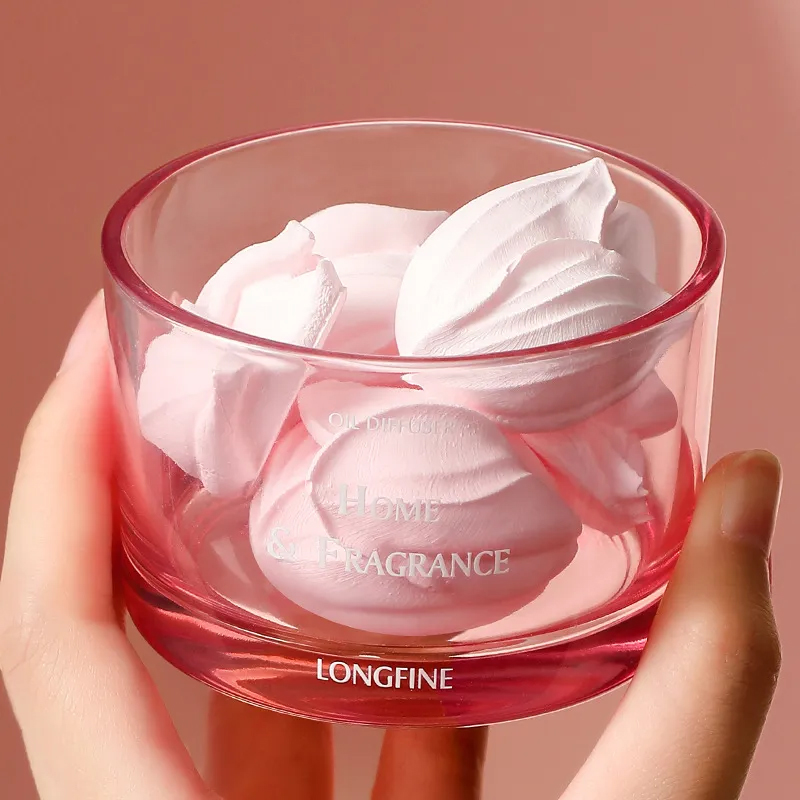 アロマストーン 石膏 ピンク容器入り アロマオイル アロマディフューザー ルームフレグランス ストーン インテリア おしゃれ ギフト