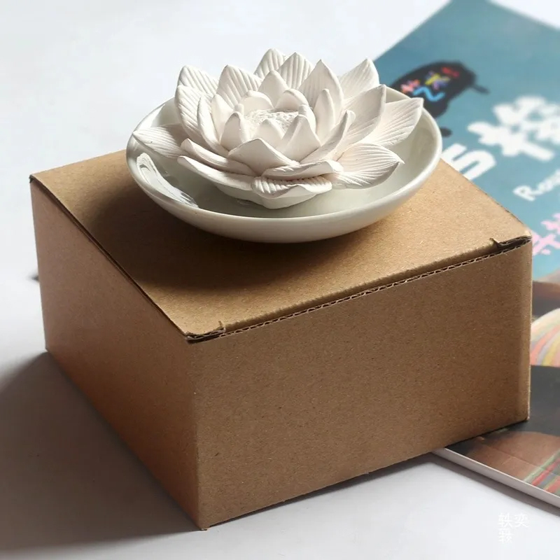 アロマストーン ローズ ハス ハンドメイド アロマディフューザー 和風 置物 ディフューザー 芳香器 プレゼント