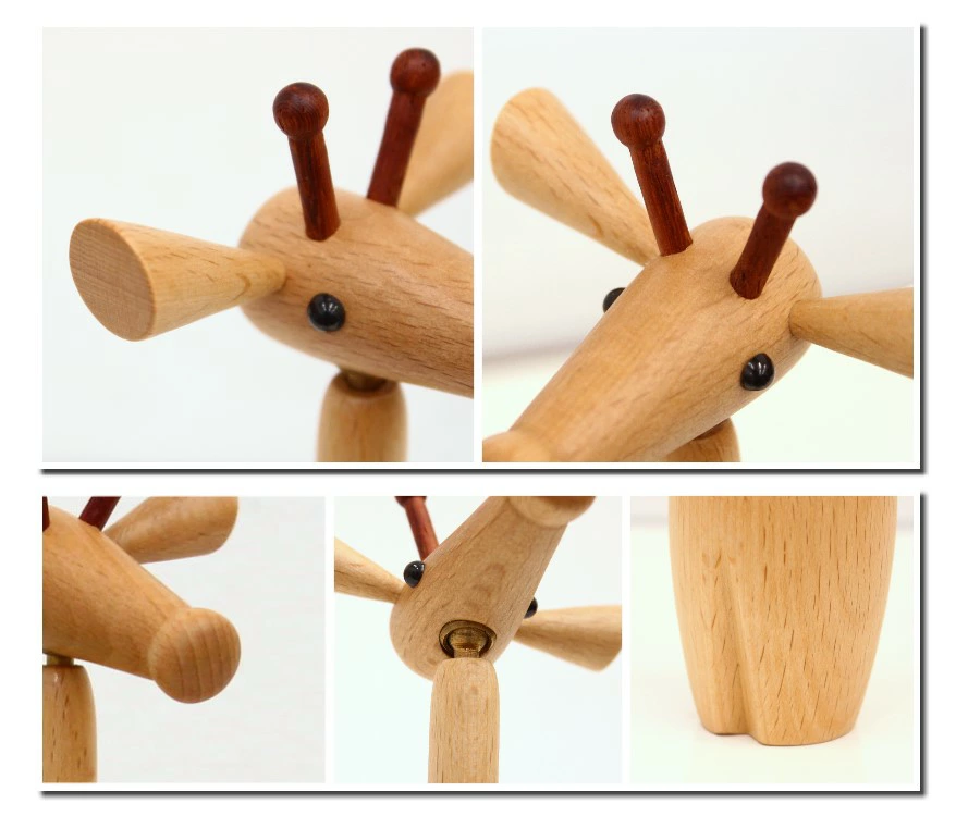 木製オブジェ キリン 置物 木のきりん インテリア小物 北欧 おしゃれ プレゼント 人形 フィギュア 木製玩具