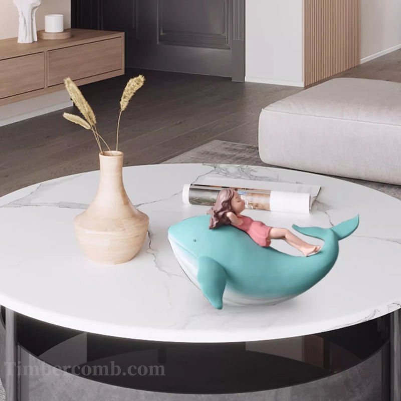 クジラの置物海洋風インテリア雑貨デスク・本棚用おしゃれな室内装飾レアなギフト女の子向け誕生日プレゼント