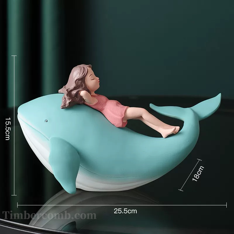 クジラの置物海洋風インテリア雑貨デスク・本棚用おしゃれな室内装飾レアなギフト女の子向け誕生日プレゼント