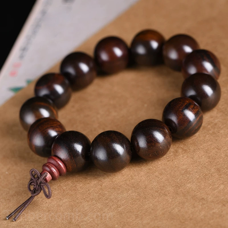 金糸檀木ブレスレット お守り おしゃれ数珠ブレスレット メンズレディース 高級感 木製 ブレスレット 天然木