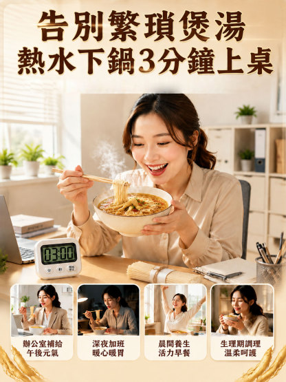 【元氣三參】黃耆黨參西洋參線面