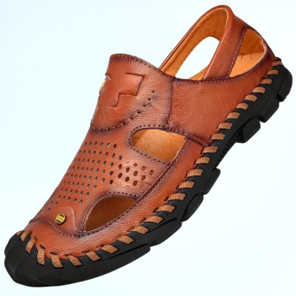 新款包頭涼鞋男時尚休閒男拖鞋