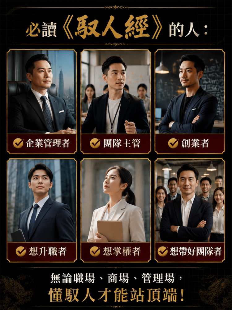 傳承千禧年駕馭人絕學《駕馭人經》