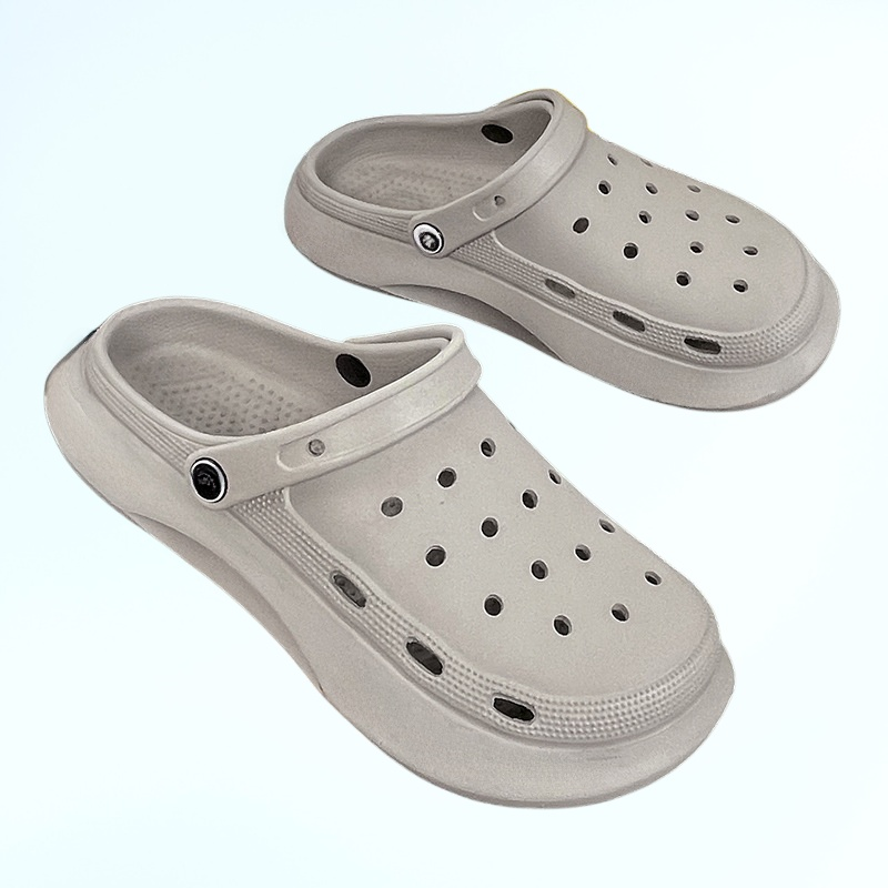 洞洞鞋男款夏季新款潮流厚底外穿包頭拖鞋