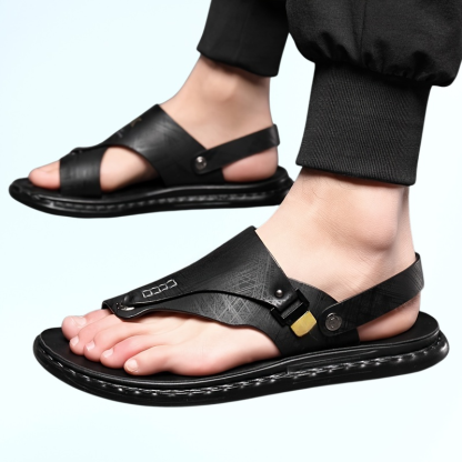 男士涼鞋夏季軟底防滑沙灘鞋