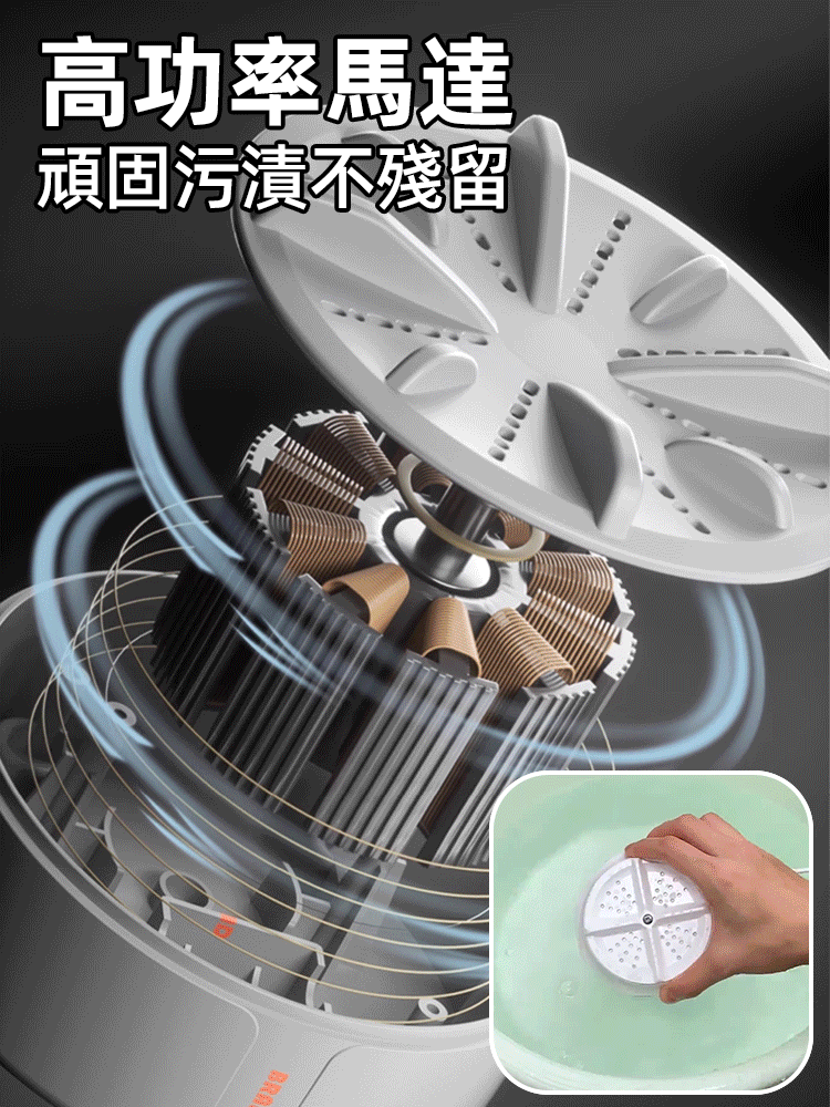 超音波迷你洗衣機