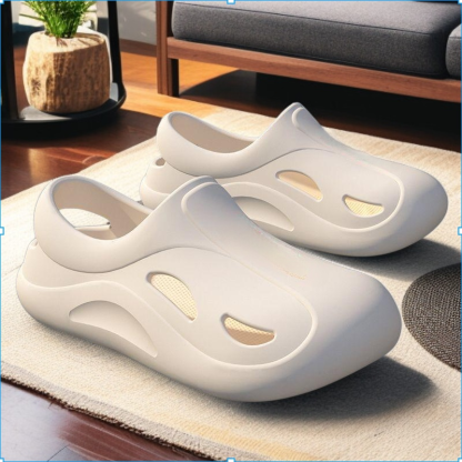 新款洞洞鞋男鞋踩屎感男士涼鞋