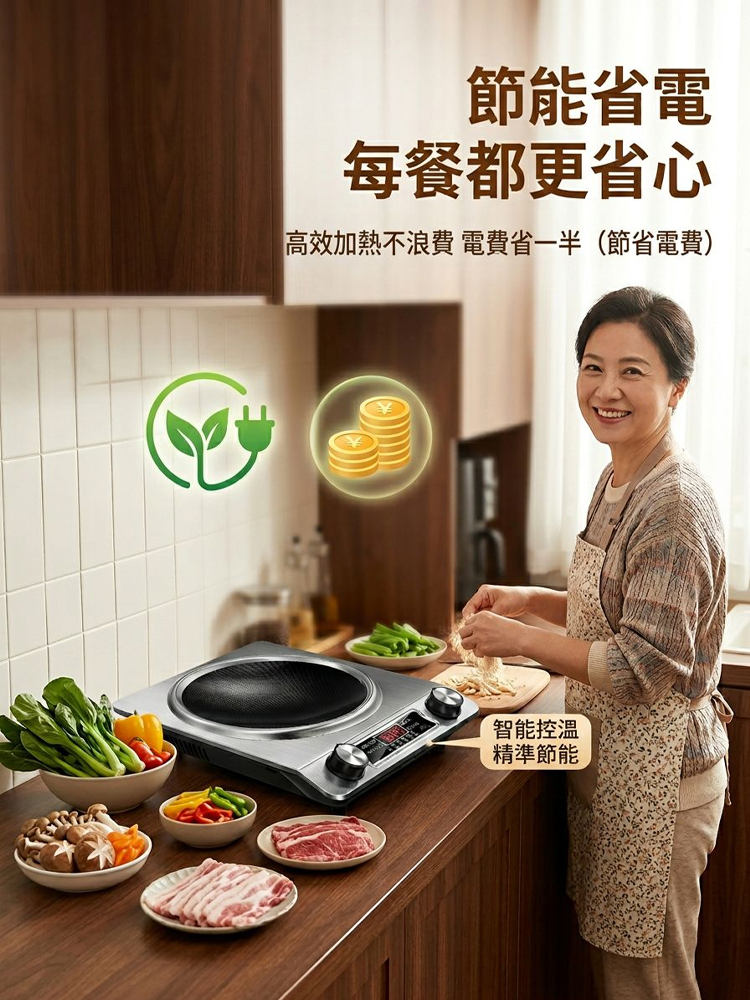 【不限鍋型】速熱大火力凹面電磁爐