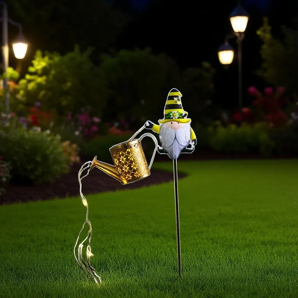 太陽能聖誕老人庭院草坪燈