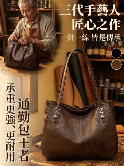 大稻埕「林記革物」手部皮質通勤包