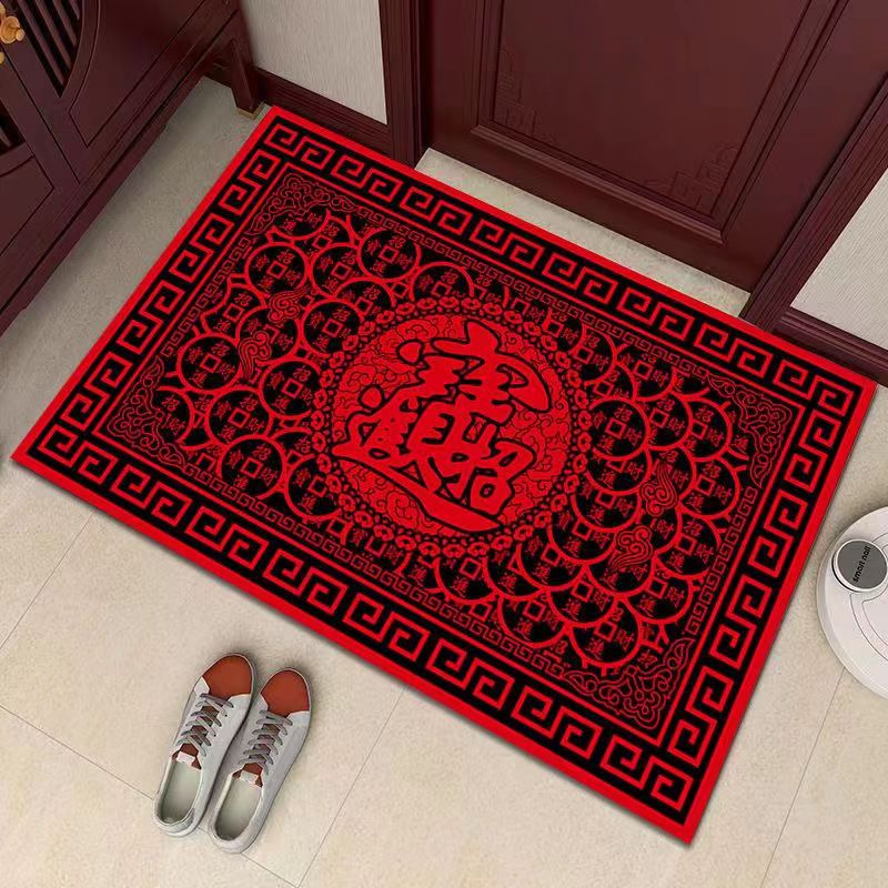 財神進我家招財進寶地墊