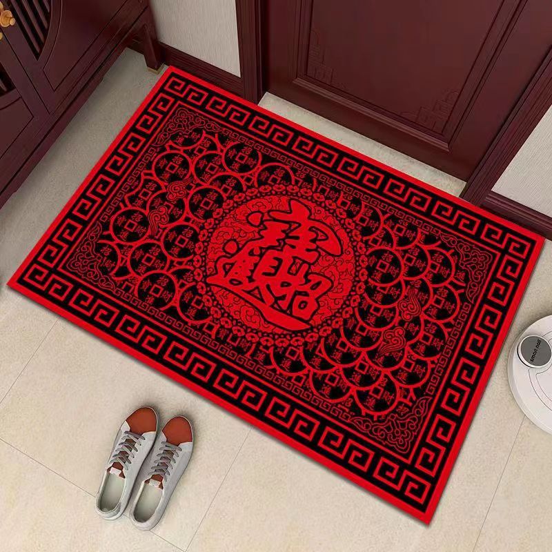 財神進我家招財進寶地墊