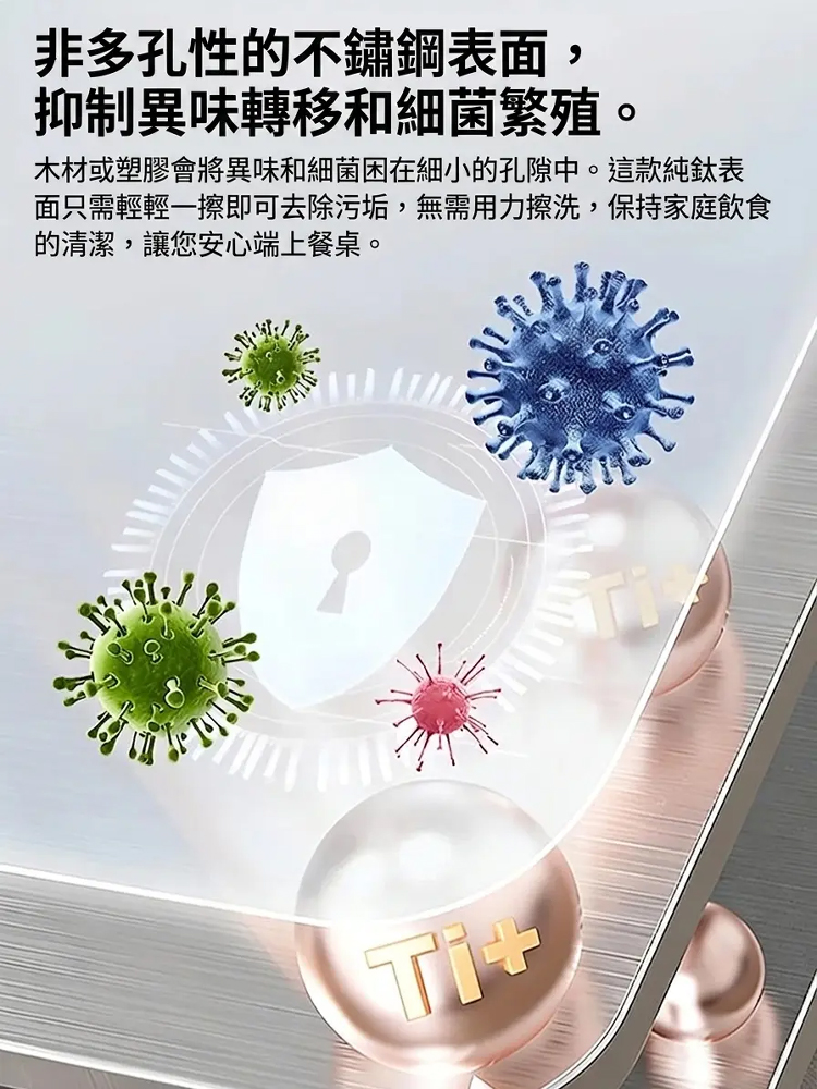 【提升效率】四合一純鈦砧板