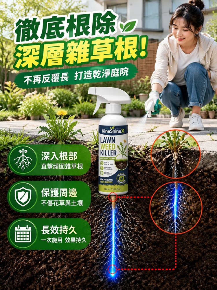 【庭院除草省心省力】居家雜草清除劑