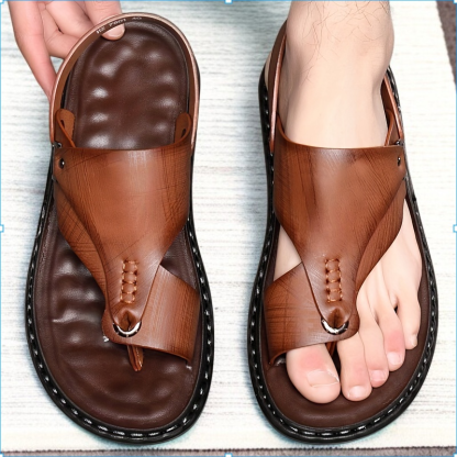 男士涼鞋夏季軟底防滑沙灘鞋