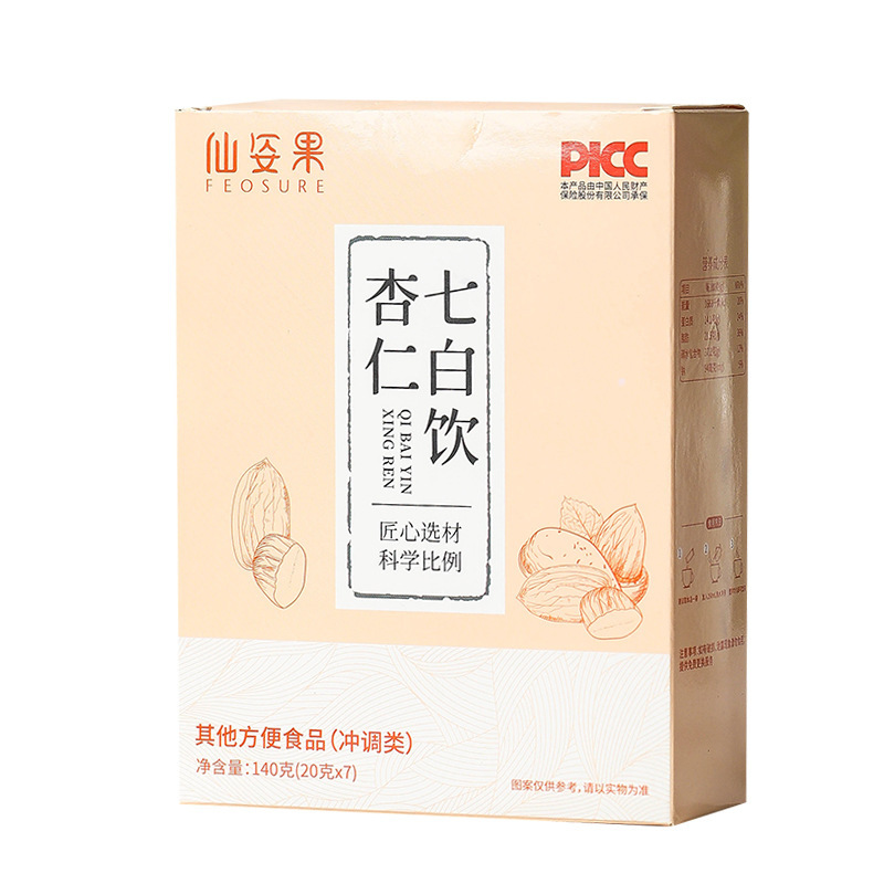 杏仁七白膳食飲