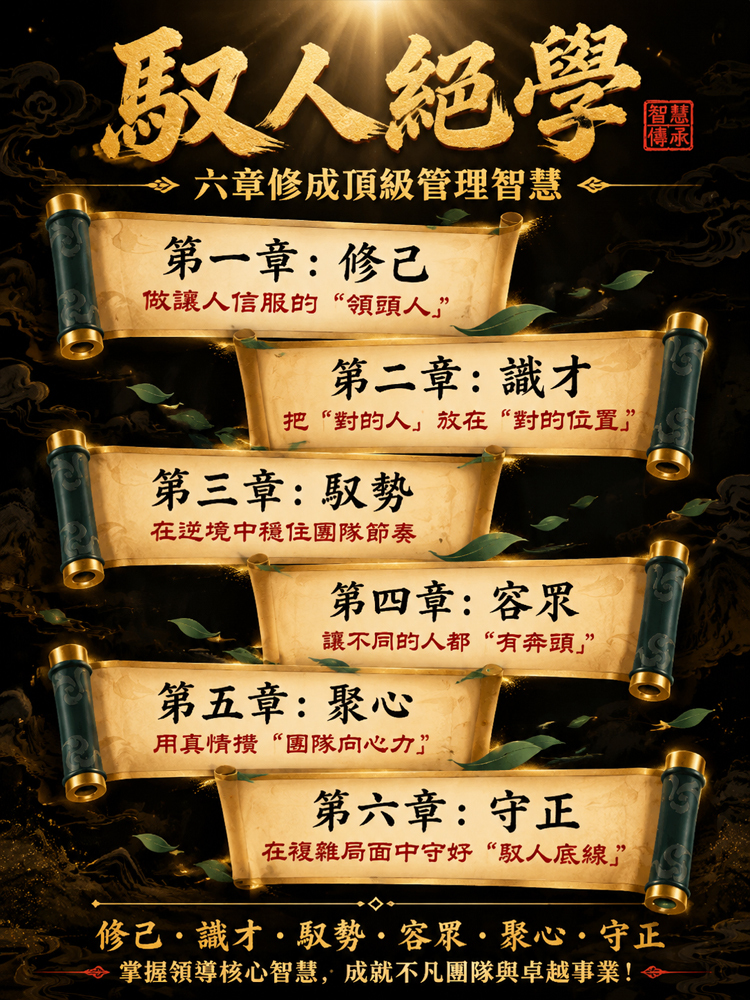 傳承千禧年駕馭人絕學《駕馭人經》