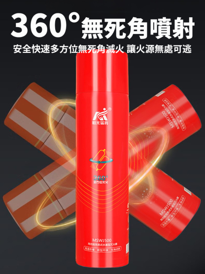 【滅火只需0.1秒】水基滅火器