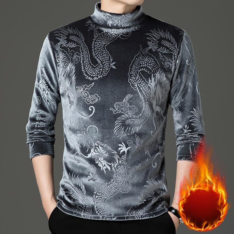 龍紋雪貂絨衛衣