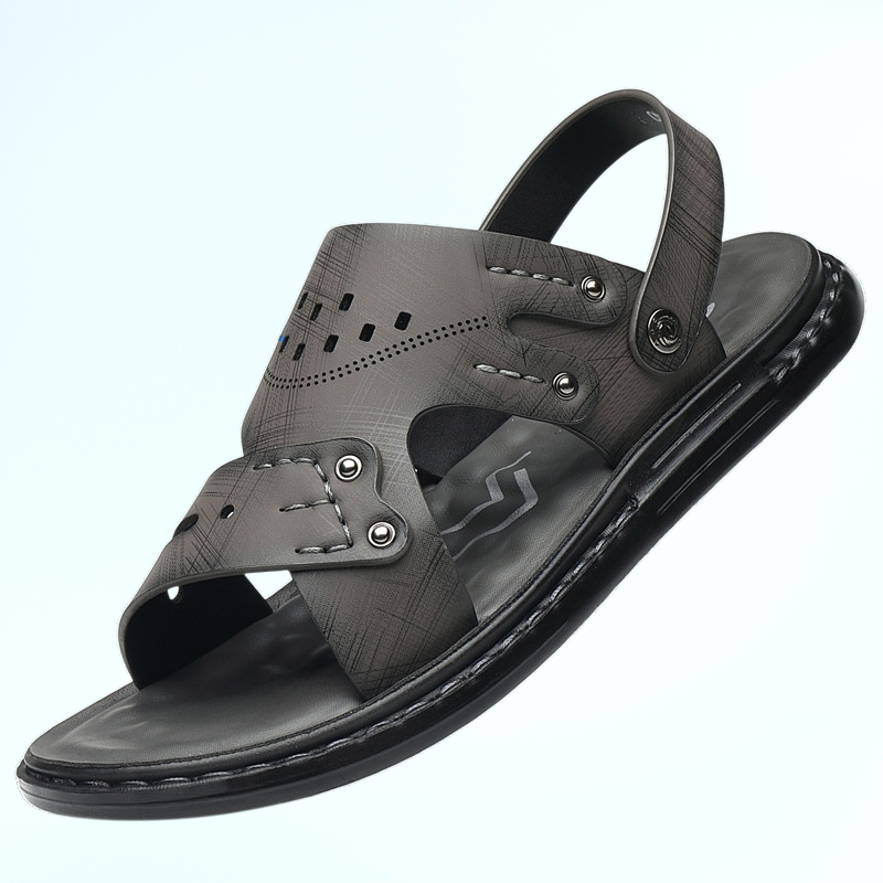 男士涼鞋夏季軟底防滑沙灘鞋