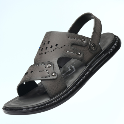 男士涼鞋夏季軟底防滑沙灘鞋