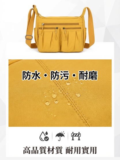【台灣職人精神】多層次大容量單肩包