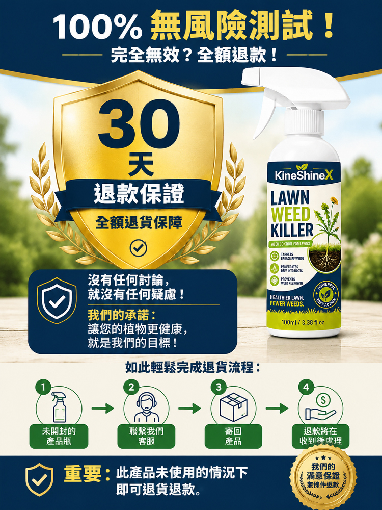 【庭院除草省心省力】居家雜草清除劑