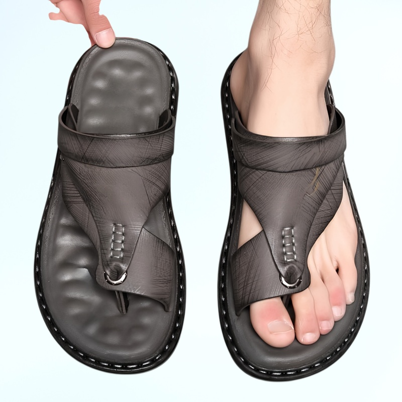 男士涼鞋夏季軟底防滑沙灘鞋