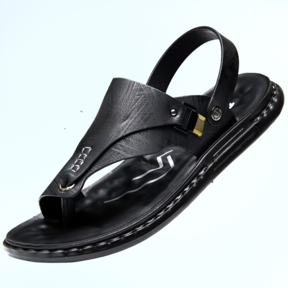 男士涼鞋夏季軟底防滑沙灘鞋