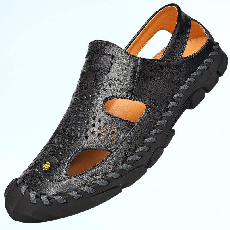 新款包頭涼鞋男時尚休閒男拖鞋