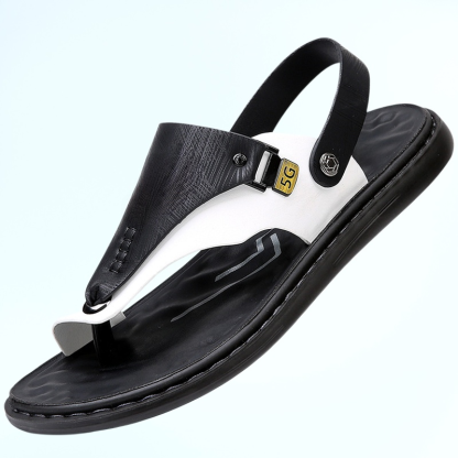 男士涼鞋夏季軟底防滑沙灘鞋