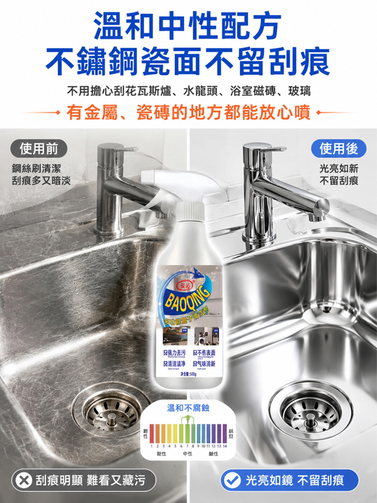 多功能量子清潔劑