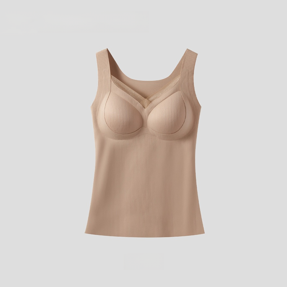 暖薑溫感貼片羊絨蠶絲保暖背心