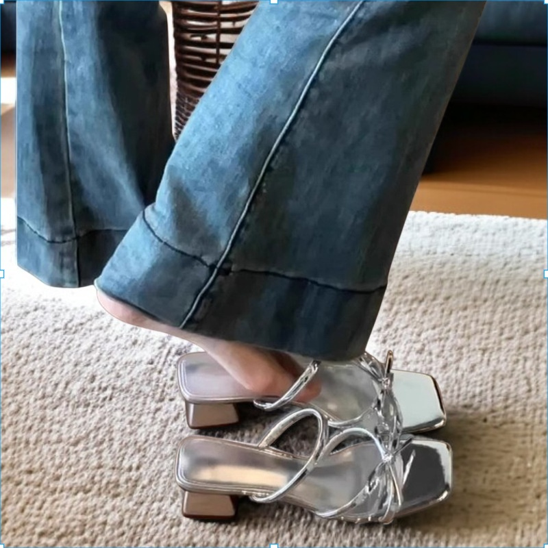 高跟鞋女外穿2025夏季新款百搭