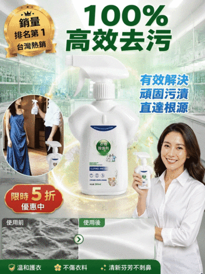 【一秒除皺】衣物除皺除味劑