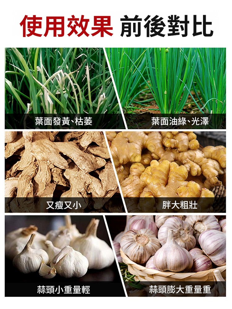 【100% 生物有機肥】葱姜蒜缓释颗粒