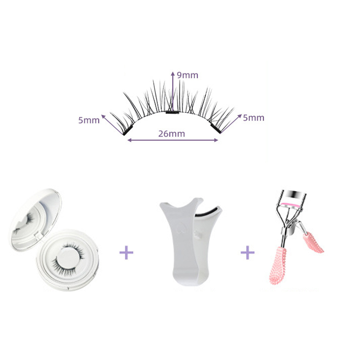 ขนตาปลอมแม่เหล็กอ่อน เป็นธรรมชาติ