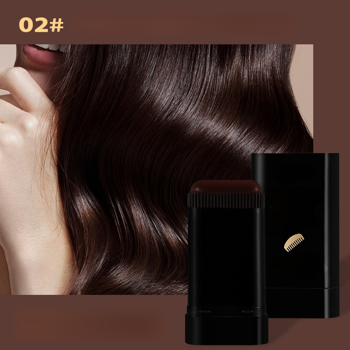 ✨【กันน้ำและกันเหงื่อ ปกปิดผมขาวได้ยาวนาน】ผลิตภัณฑ์เดียวที่ทั้งแปรงและย้อมผมได้ในคราวเดียว! 🔄