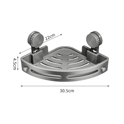 ชั้นวางของสามเหลี่ยมแบบถ้วยดูด