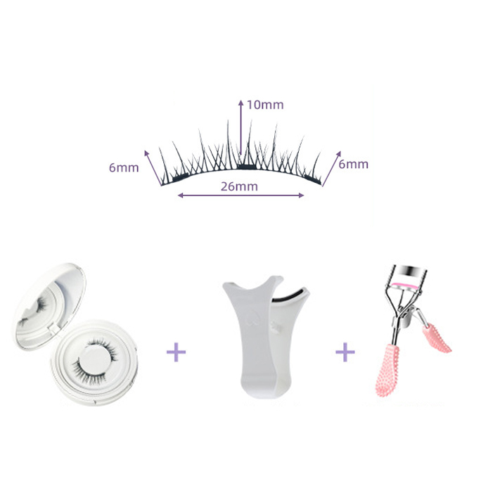 ขนตาปลอมแม่เหล็กอ่อน เป็นธรรมชาติ